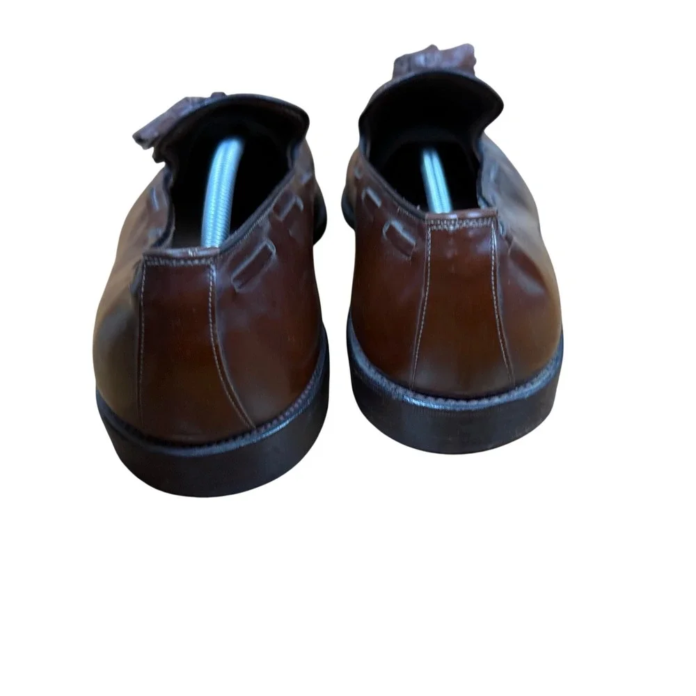 Allen Edmonds Tassel Loafers Mens 11.5 Brown Leather Dress Shoes 8753